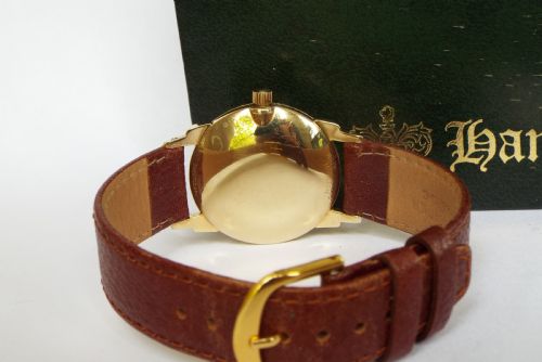 fig 2. Gents boxed 14ct gold Hamilton Reardon “CLD” watch
