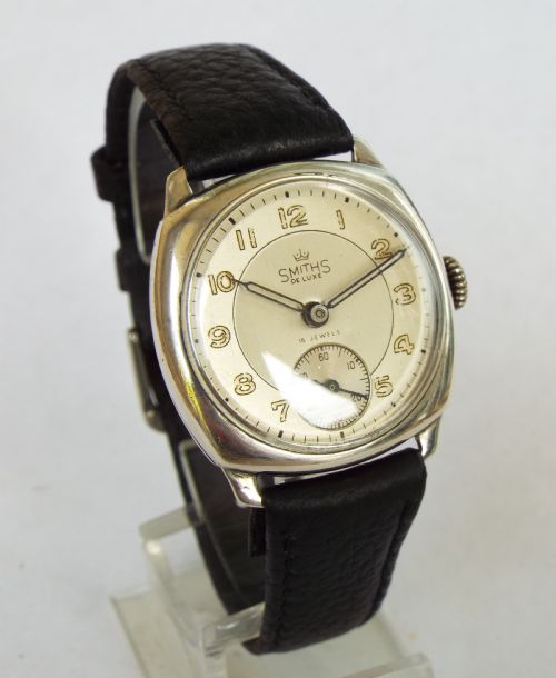 Gents Silver Smiths De Luxe Wrist Watch, 1958