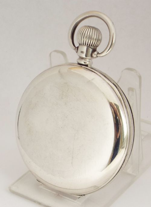 fig 2. A 1920s silver half hunter Waltham pocket watch.