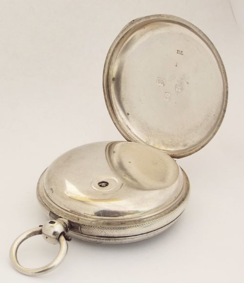 fig 2. An antique silver Waltham pocket watch.