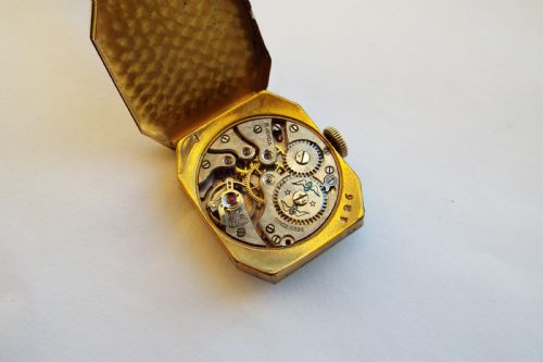fig 2. Gents 9ct gold Rotary wrist watch, 1929