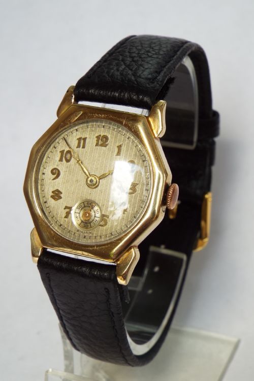 9ct Gold Audax Wristwatch, 1930