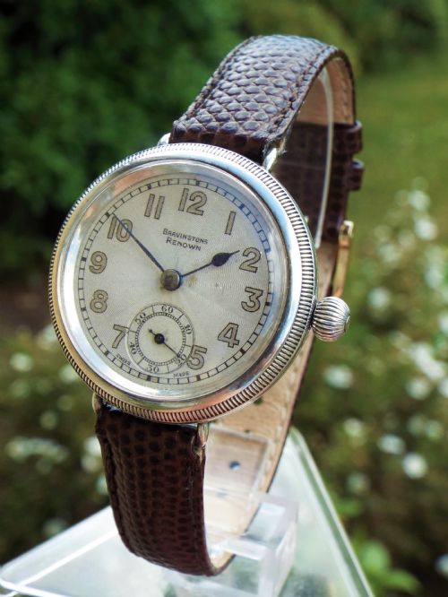 Gents Silver Bravingtons Renown Wrist Watch, 1929