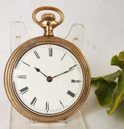 Antique 1900s Elgin Stem Winding Pocket Watch.