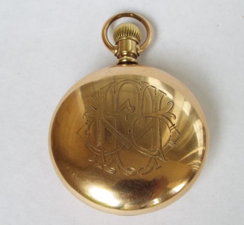 fig 2. Longines Express Monarch Canadian railroad pocket watch, 1901