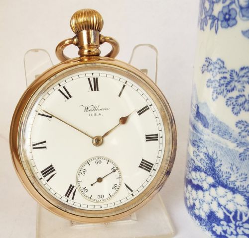 Antique Stem Winding Waltham Pocket Watch 1911.