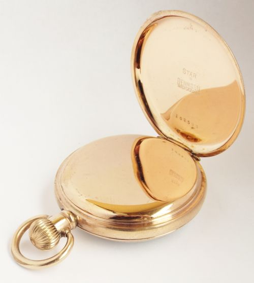 fig 2. Antique stem winding Waltham pocket watch 1911.