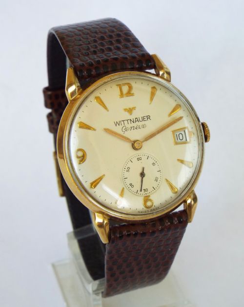 fig 1. Gents 1950s Wittnauer wristwatch