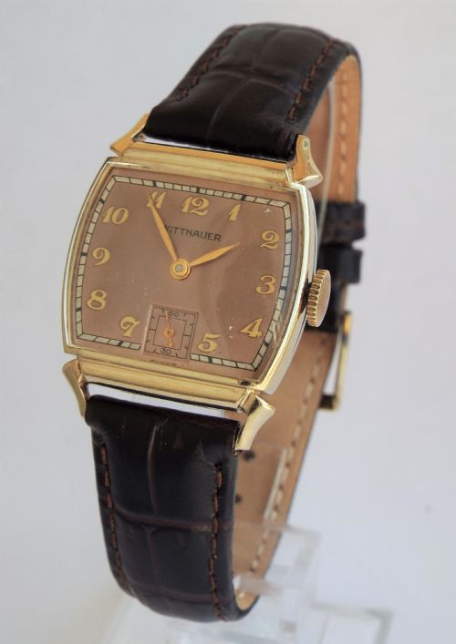 fig 1. Gents 1950s Wittnauer wrist watch