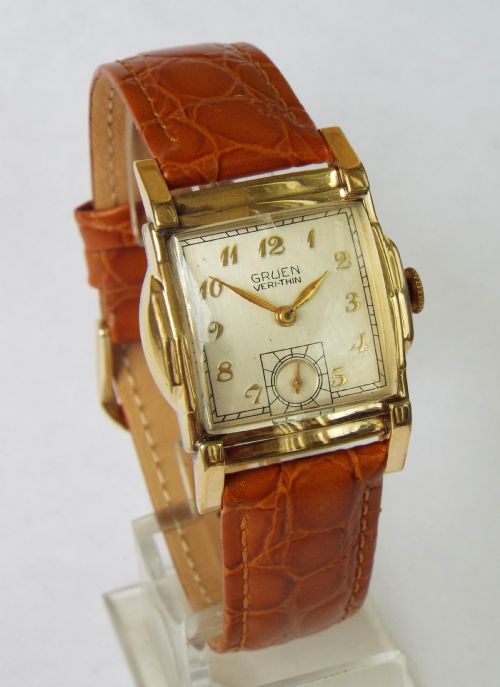 Gents 1950s Gruen Veri-thin Wrist Watch