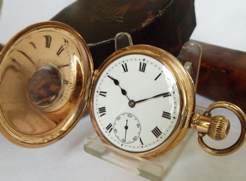 Antique Tivoli Half Hunter Pocket Watch