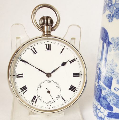 An Antique Silver Pocket Watch, 1918.