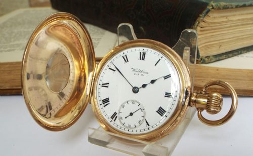 Waltham Half Hunter Pocket Watch, 1930