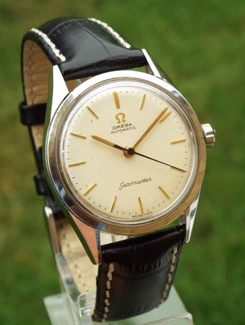 fig 1. Gents Omega Seamaster automatic wrist watch, 1958