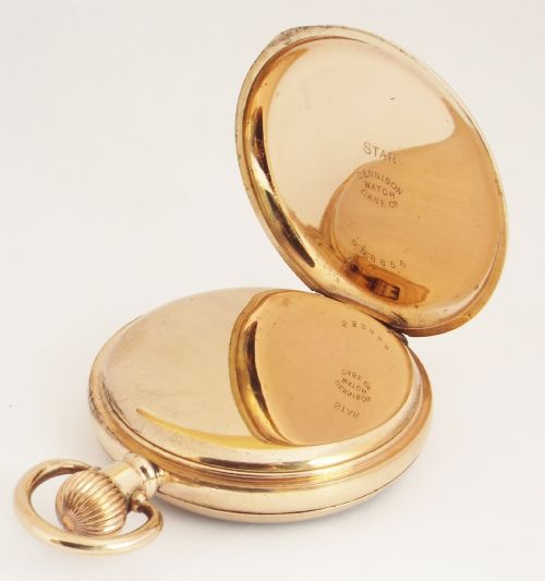 fig 2. 1914 Waltham Traveler pocket watch