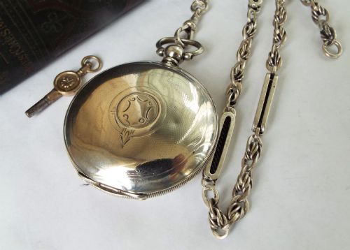 fig 2. Antique Ottoman Empire Billodes pocket watch