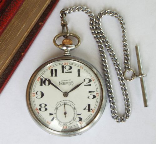 fig 1. 1930s Eberhard & Co chronomètre pocket watch