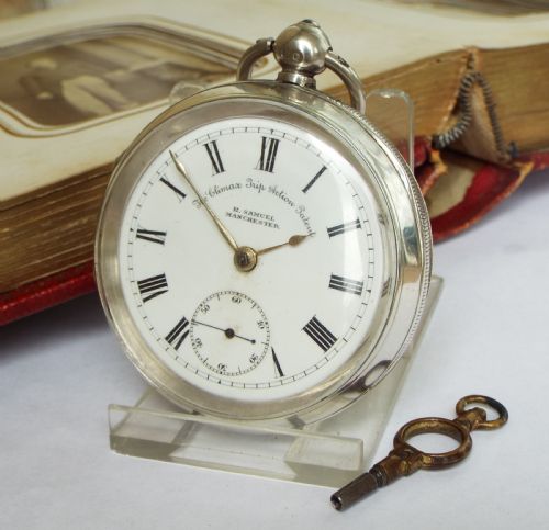 Antique Silver Pocket Watch, Military Connection