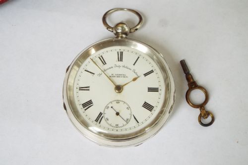 fig 1. Antique silver pocket watch, military connection