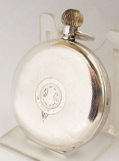fig 1. A 1920s Freemans silver stem winding pocket watch.