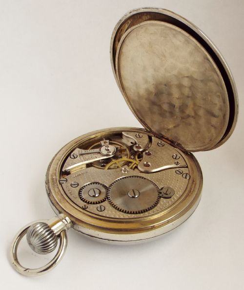 1920S SWISS POCKET WATCH G M LANE LONDON - ADDITIONAL PHOTO 3