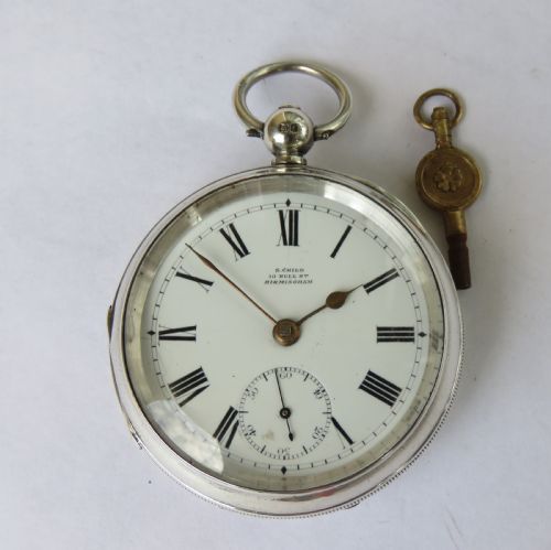 fig 1. Antique silver pocket watch, cycling connection