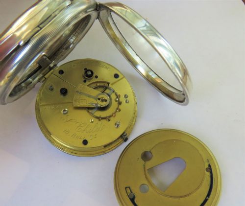 fig 2. Antique silver pocket watch, cycling connection