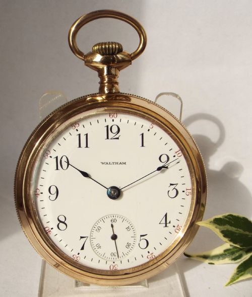 Large Antique 1908 Waltham Pocket Watch.
