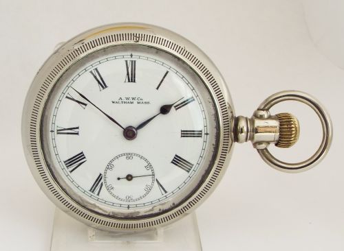 Large Antique 1896 Waltham Pocket Watch.