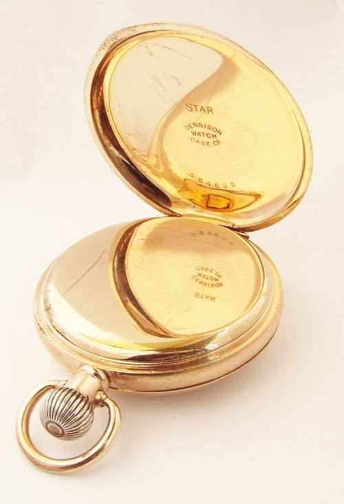 fig 4. A vintage 1920s Tavannes half hunter pocket watch.