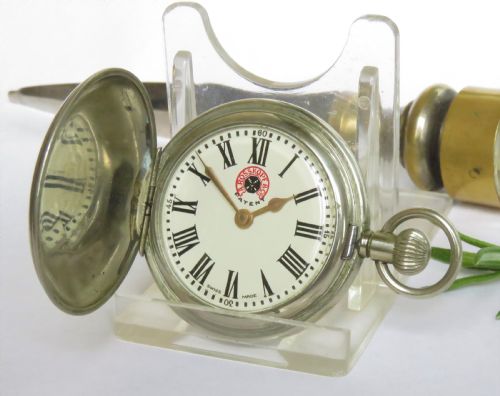 
Small 1940s Rosskopf & Co Full Hunter Pocket Watch