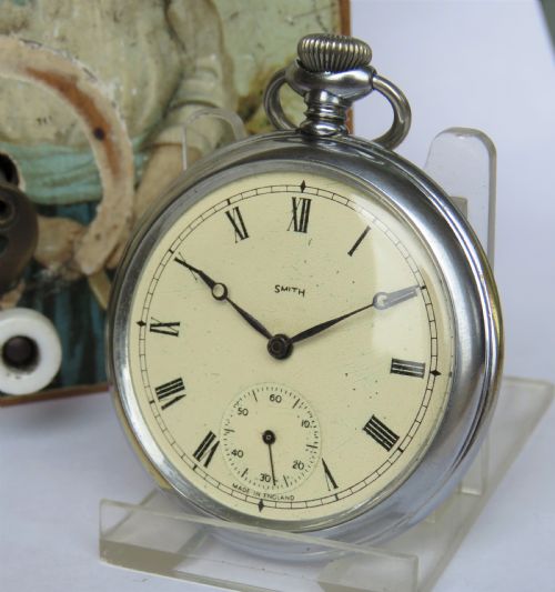 1940s Smith Pocket Watch, Made in England