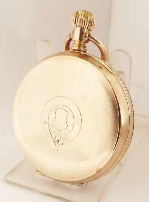 fig 2. A 1920s Neva half hunter pocket watch.
