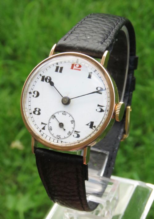 Gents 9ct Gold Wrist Watch, 1939