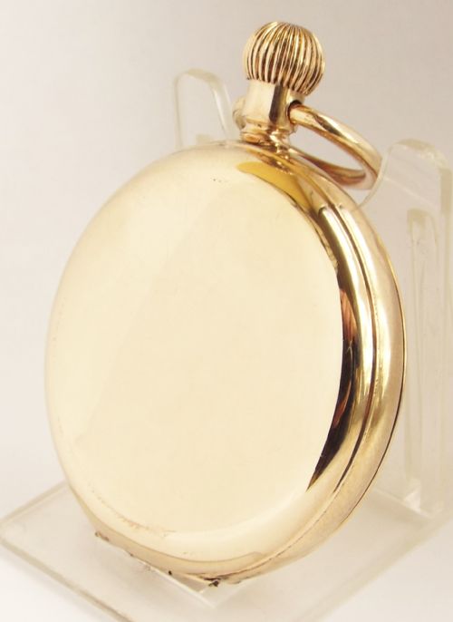 fig 1. A vintage 1930s Consol full hunter pocket watch.