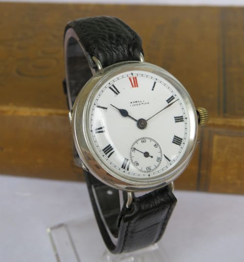 Gents 1916 Silver Wristwatch, Thomas Russell