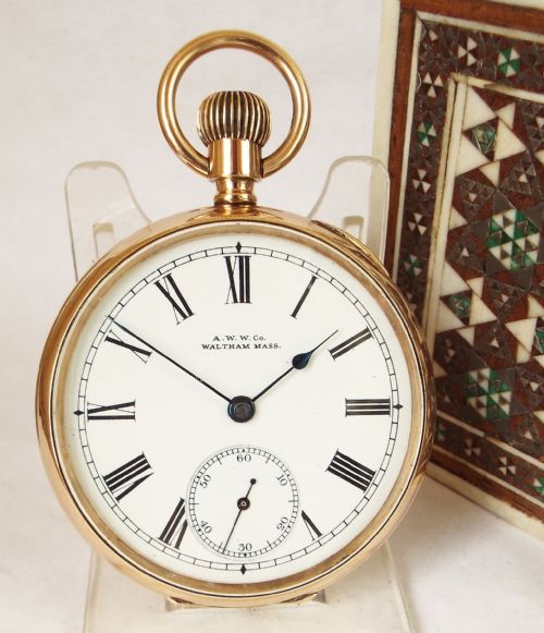Antique Waltham Stem Winding Pocket Watch.