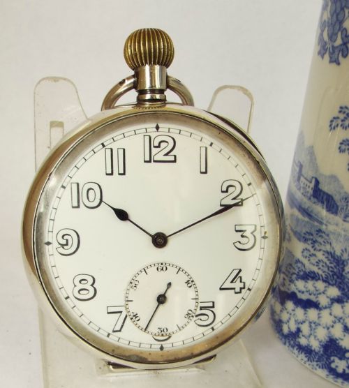 An Antique Silver Pocket Watch, 1913.