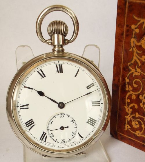 An Antique Silver Pocket Watch, 1918.