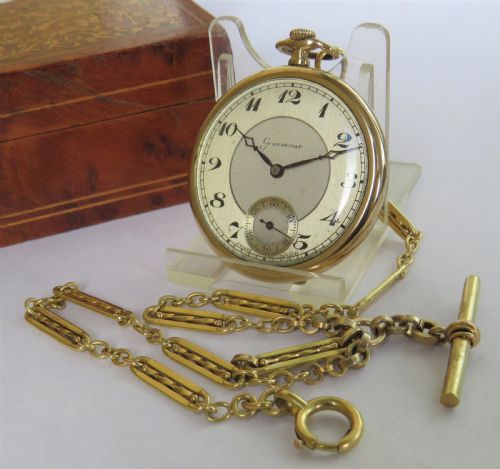 1930s Grosvenor Pocket Watch with Chain