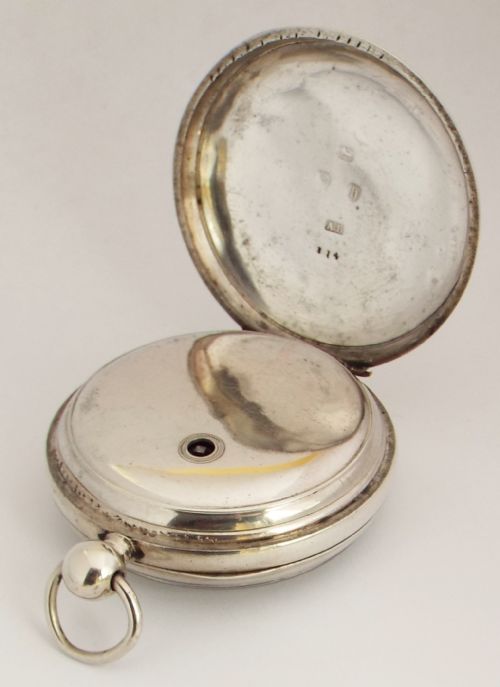 fig 2. An antique 1882 silver Waltham pocket watch.