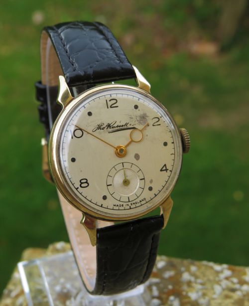 fig 1. Gents 1940s Smiths wrist watch for Thomas Russell