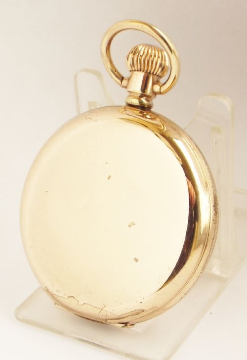 fig 1. 1930s Herald full hunter pocket watch by Revue Thommen.