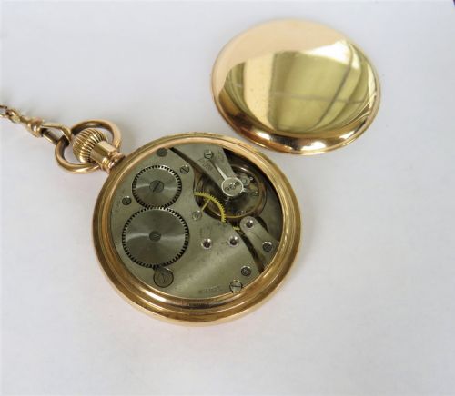 fig 1. Syren pocket watch for Thomas Russell, with chain