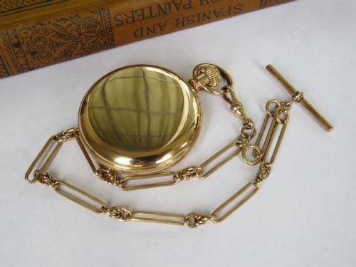 fig 2. Syren pocket watch for Thomas Russell, with chain
