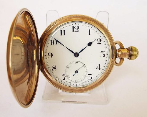 
A 1920s Cyma Full Hunter Pocket Watch.