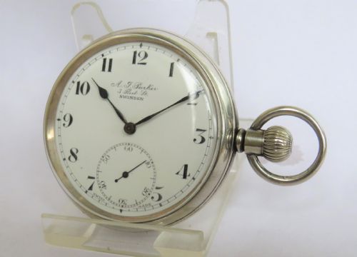 Silver Dimier Freres Pocket Watch, T&gwu