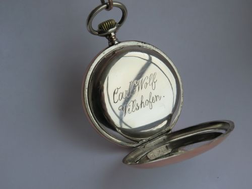 fig 2. Antique Omega pocket watch, circa 1910s