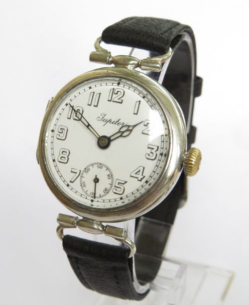 Ww1 Era Jupiter Silver Trench Watch