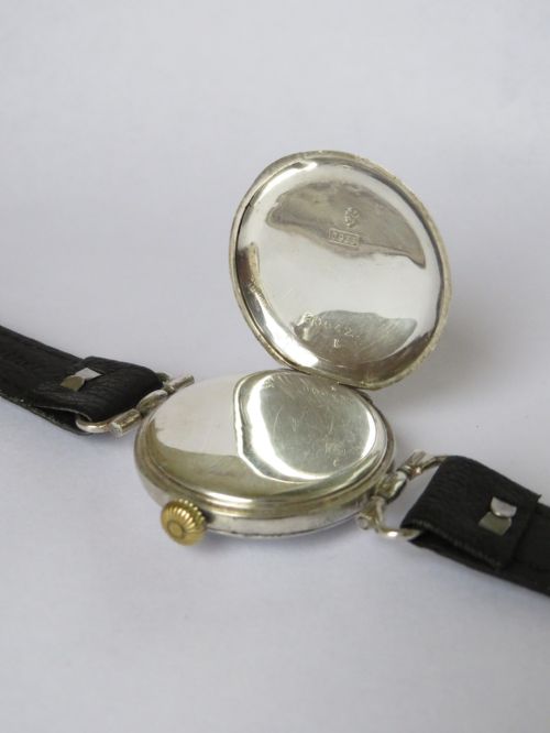 fig 2. WW1 era Jupiter silver trench watch
